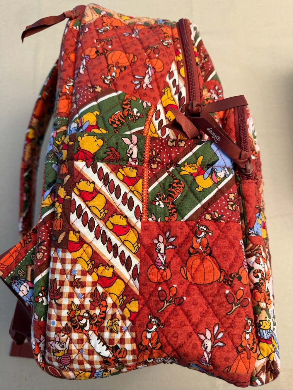 NWT Winnie the Pooh Vera Bradley Essential Backpack- “Autumn Treasures” 2026 - Picture 6 of 14